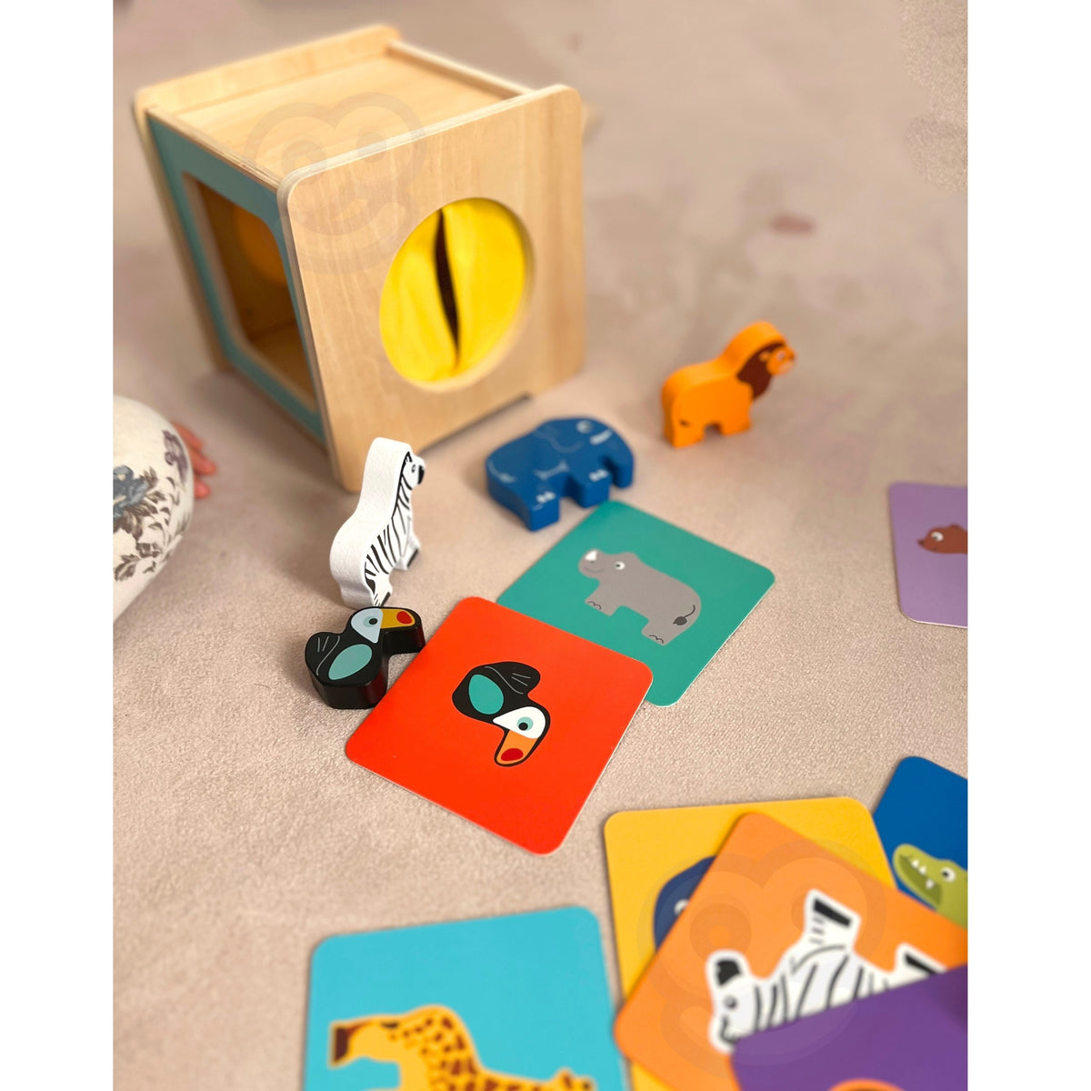 WOOPIE GREEN Montessori Lavinamoji Dėžutė 7in1 Vaikams 31-36 Mėn. FSC