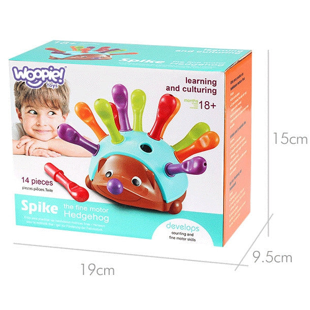 WOOPIE Ežiukas Rūšiuoklis Montessori 4in1 – Skaičiai ir Spalvos