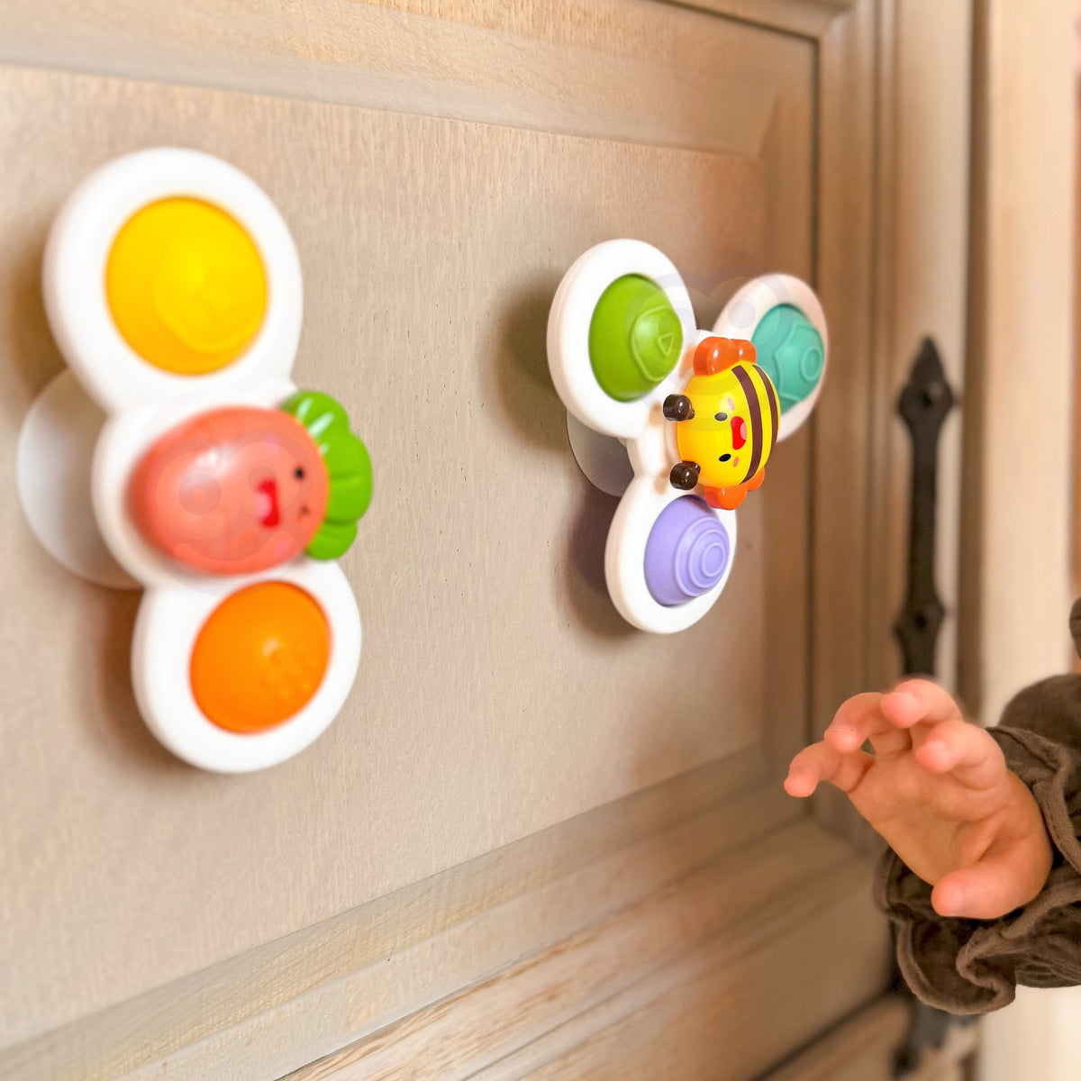 WOOPIE BABY Suktukai 3-in-1 Juslinis Lavinamasis Žaislas Kūdikiams