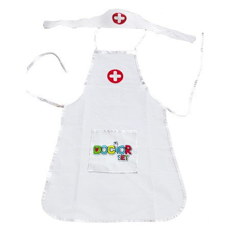 WOOPIE Slaugytojos kostiumas (chalatas ir kepuraitė), chalatas užsegtas – vaizdas 2