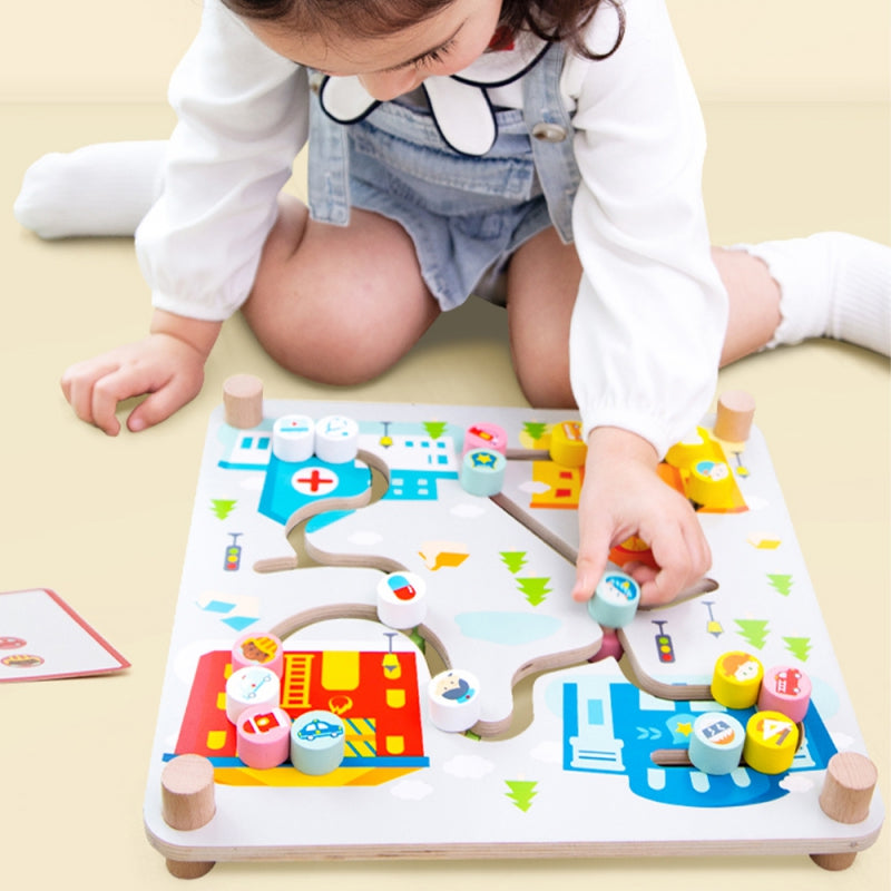 CLASSIC WORLD 2in1 Loginis žaidimas Atliekų rūšiavimo miestas – vaizdas 2