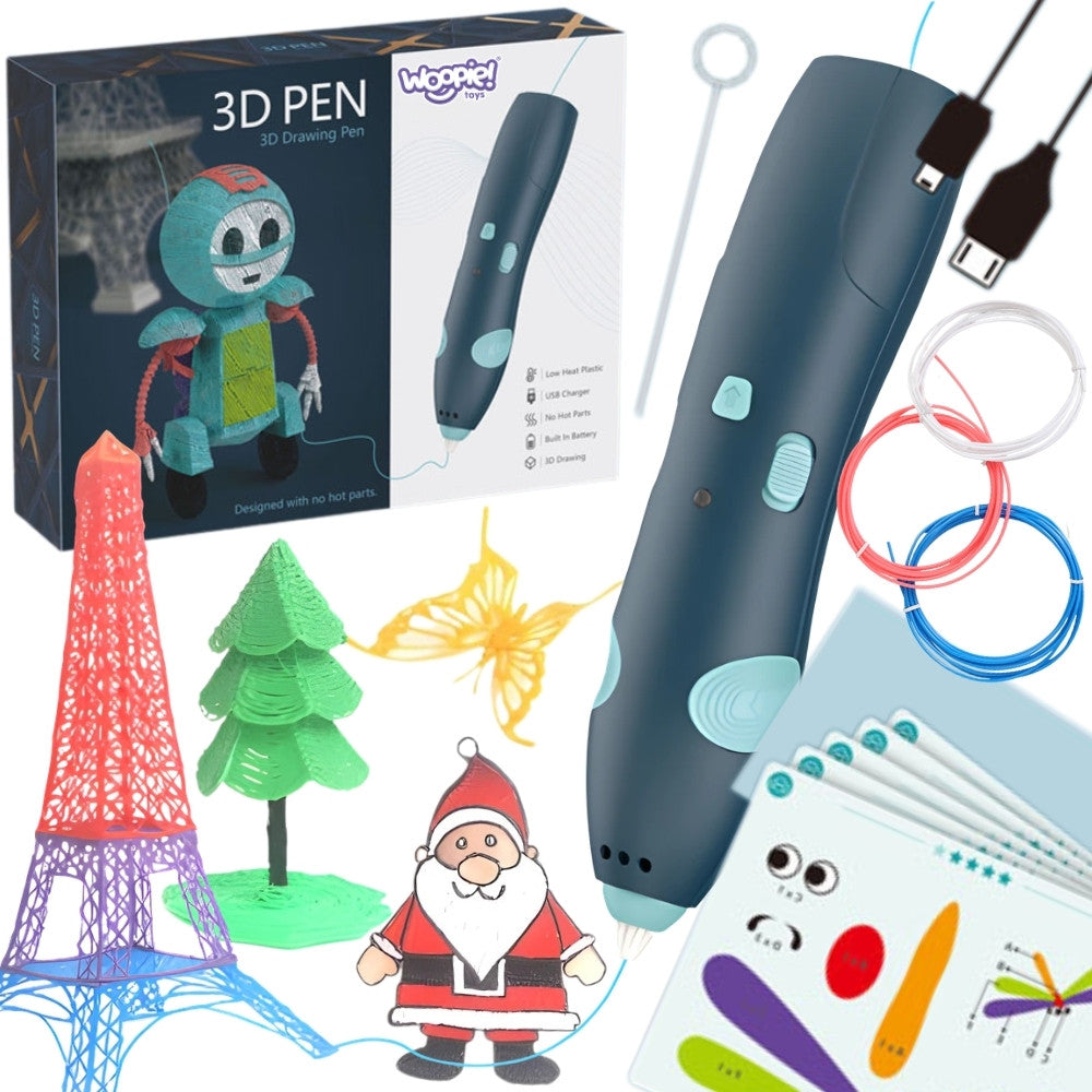 WOOPIE 3D Rašiklis Saugus USB Kasetės Vaikams nuo 3 metų