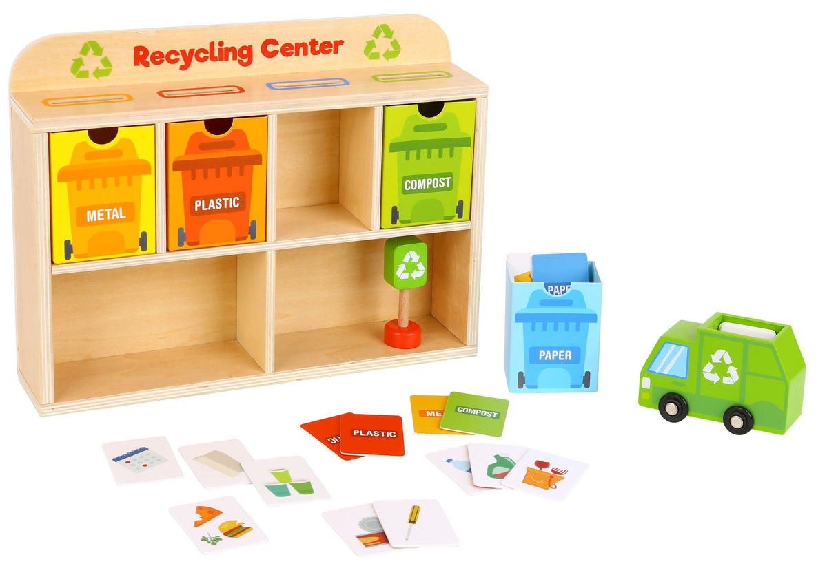 TOOKY TOY Medinis Perdirbimo Centras – Montessori Rūšiuoklis