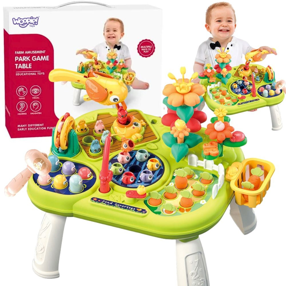 WOOPIE BABY 8in1 Interaktyvus edukacinis Montessoris multistaliukas – pagrindinis vaizdas