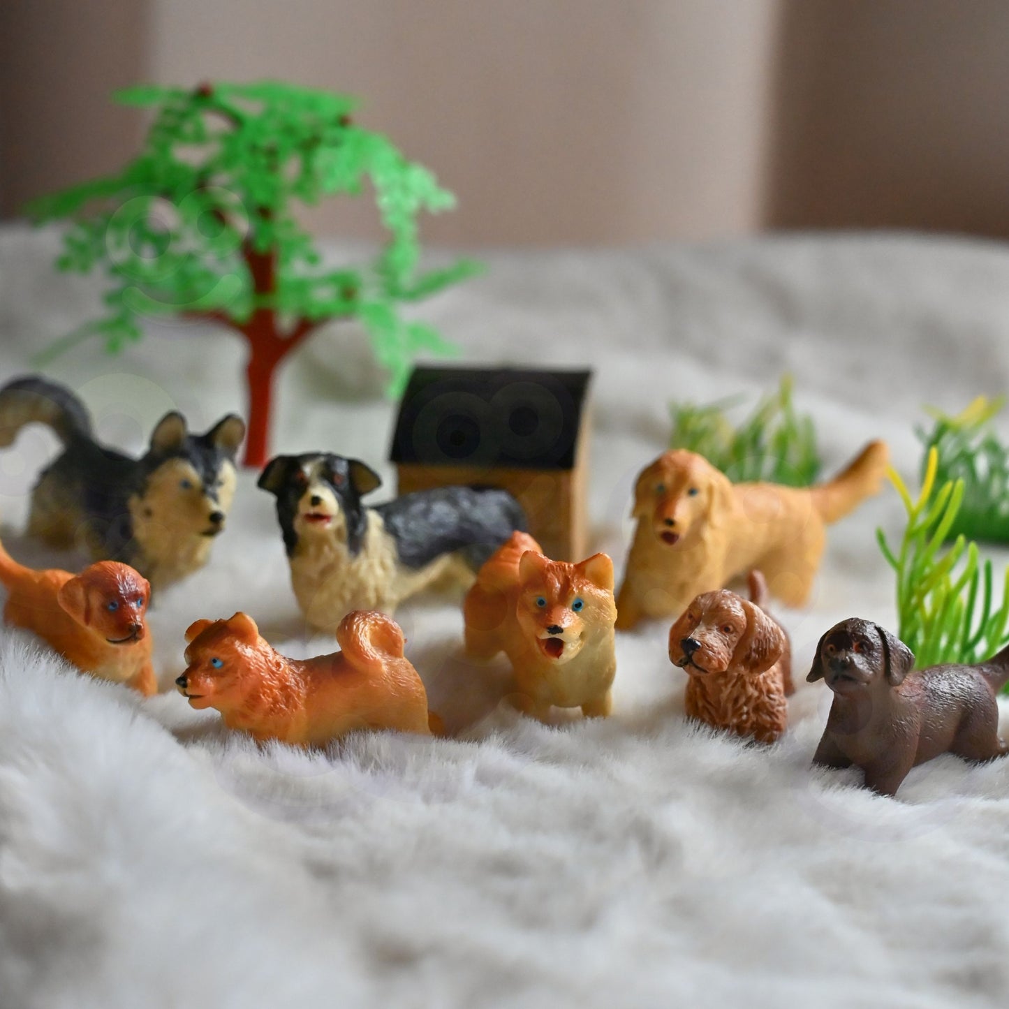 WOOPIE Figūrėlių rinkinys „Šunys“, 16 dalių – vaizdas 2