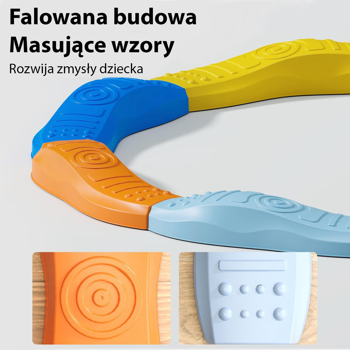 WOOPIE Modulinis Pusiausvyros Takas Sensorinis Ratas 8 elementai