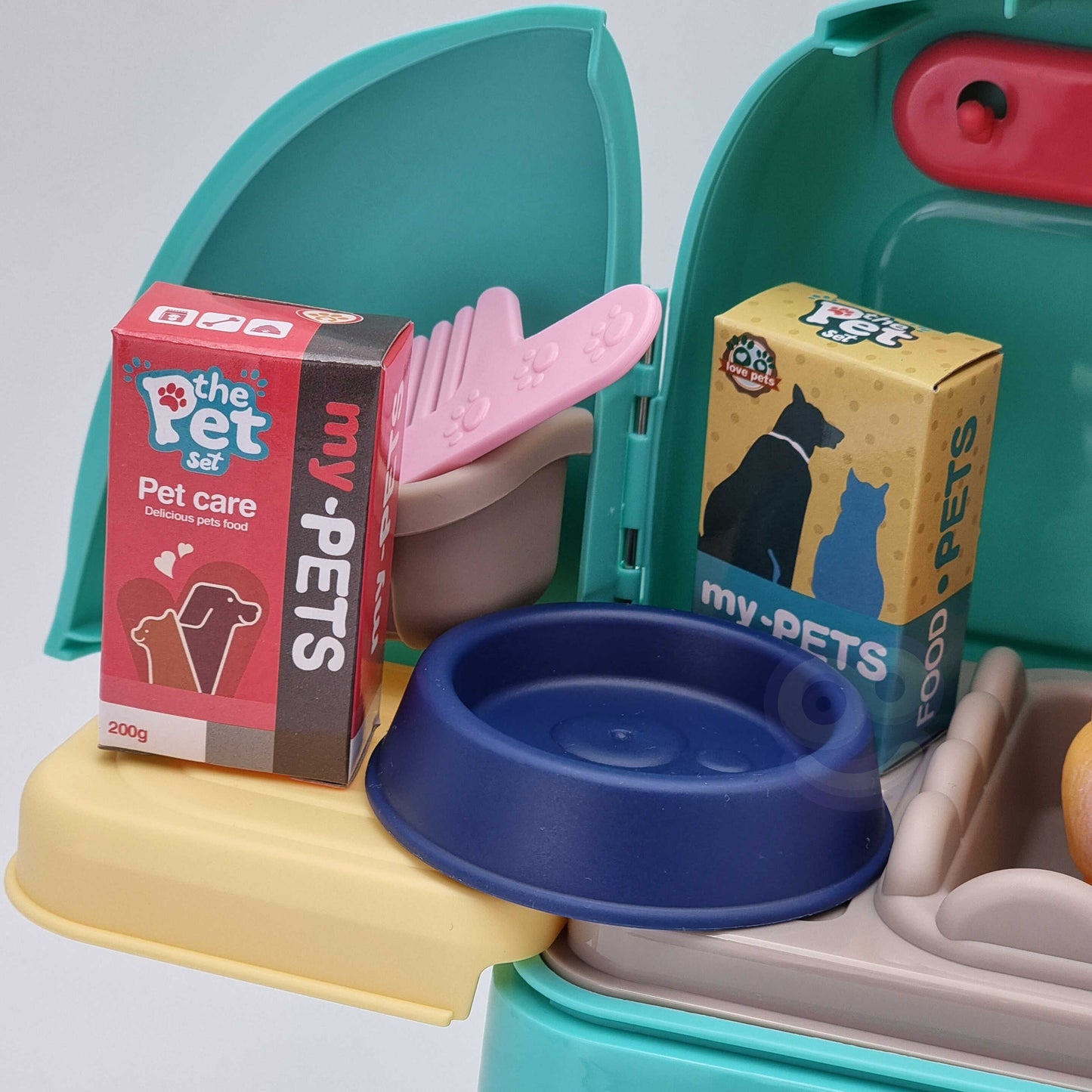 WOOPIE Kačiukas Nešiojamas Grožio Salonas 2in1 Kuprinėje (transportavimo dėžė) – vaizdas 10