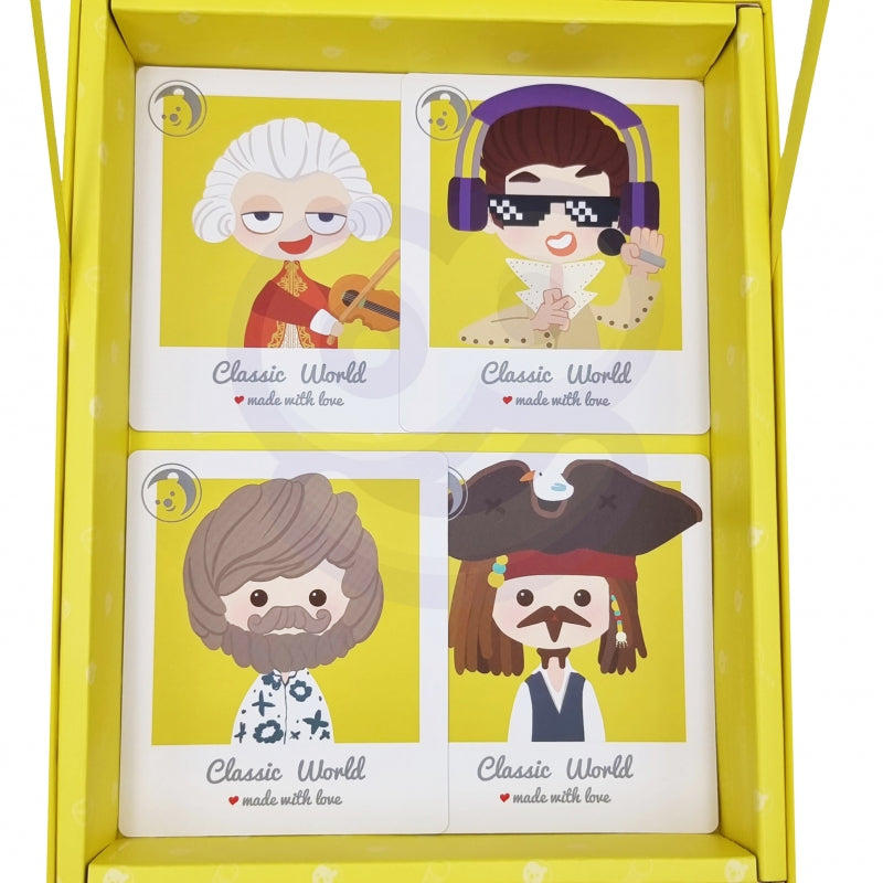 CLASSIC WORLD Magnetinis galvosūkis Fashion Photos Boys 32 vnt – vaizdas 4