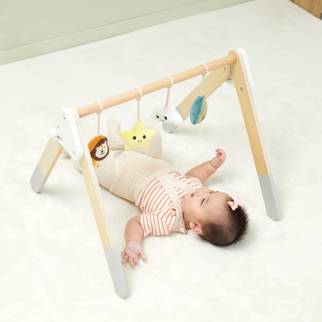 VIGA PolarB Lavinamasis medinis stovas kūdikiams (Baby Gym) – vaizdas 3