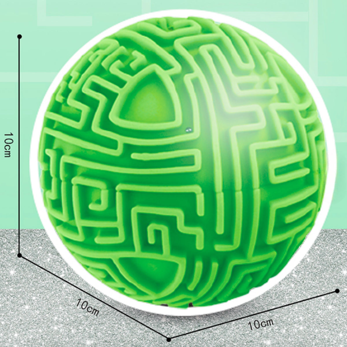 WOOPIE Amaze Ball – 3D Labirintas Kamuoliukas Vaikams, Žalias
