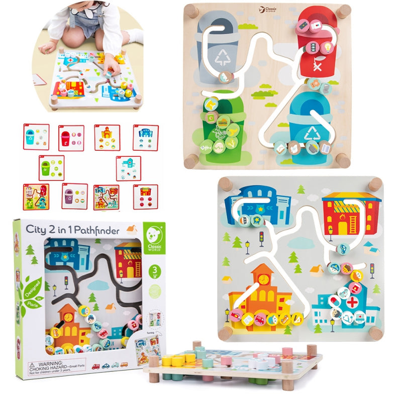 CLASSIC WORLD 2in1 Loginis žaidimas Atliekų rūšiavimo miestas – pagrindinis vaizdas