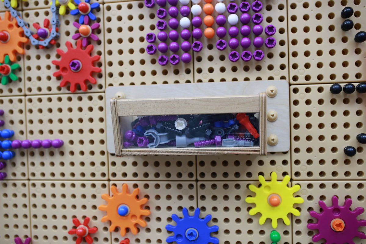 MASTERKIDZ talpykla su permatoma sienele STEM lentai