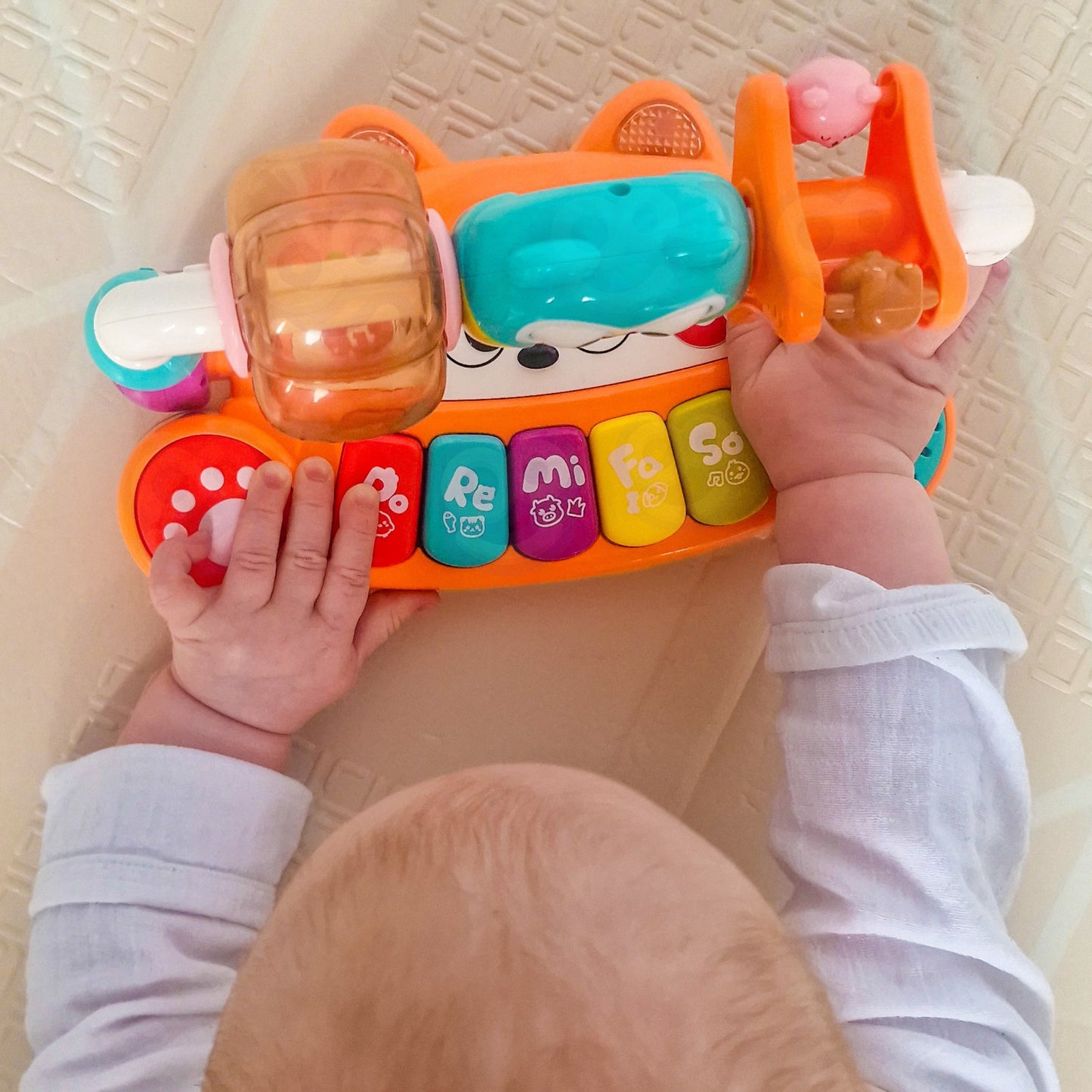 WOOPIE Baby Interaktyvus Lavinamasis Pianinas Lapė su LED Barškučiais