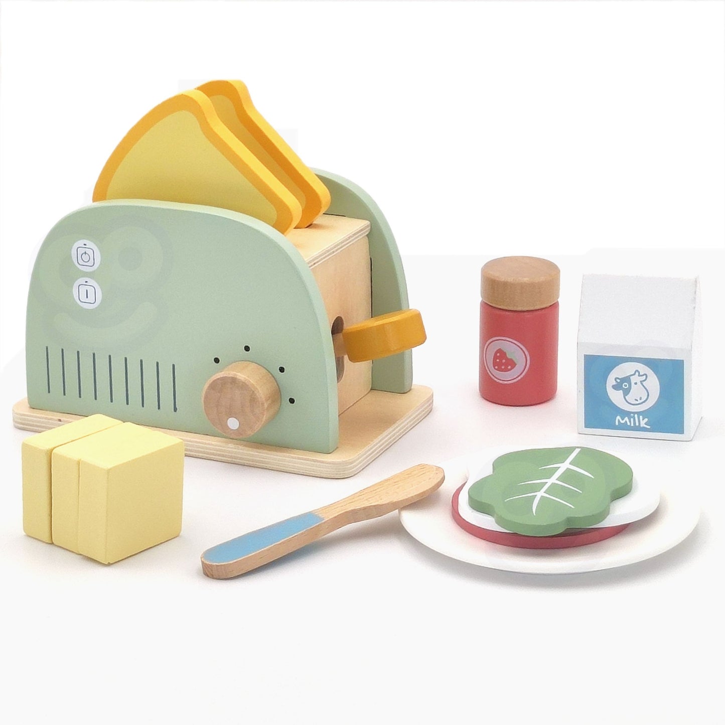 WOOPIE GREEN Medinis skrudintuvas Pusryčių rinkinys, kepimo funkcija – vaizdas 5