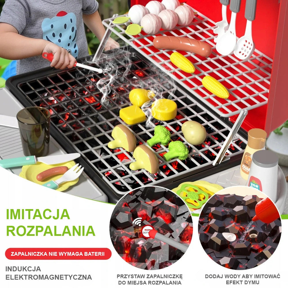 WOOPIE Interaktyvi Grilio Virtuvėlė su LED ir Garais XL 41 vnt.
