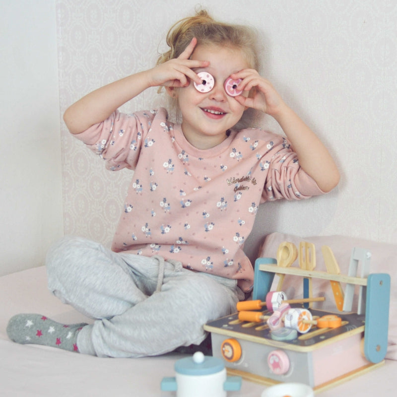 VIGA medinė sulankstoma viryklė ir grilis