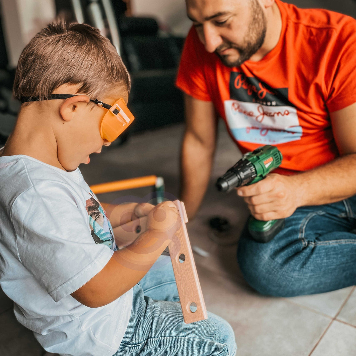 WOOPIE Įrankių Dėžė Vaikams DIY Rinkinys su Suktuvu 15 d.