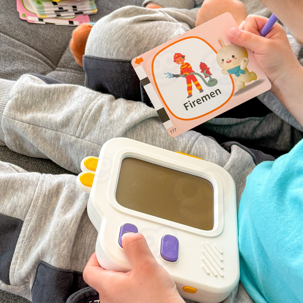 WOOPIE Grafinis Planšetas Anglų Kalbos Mokymui su 120 Kortelių