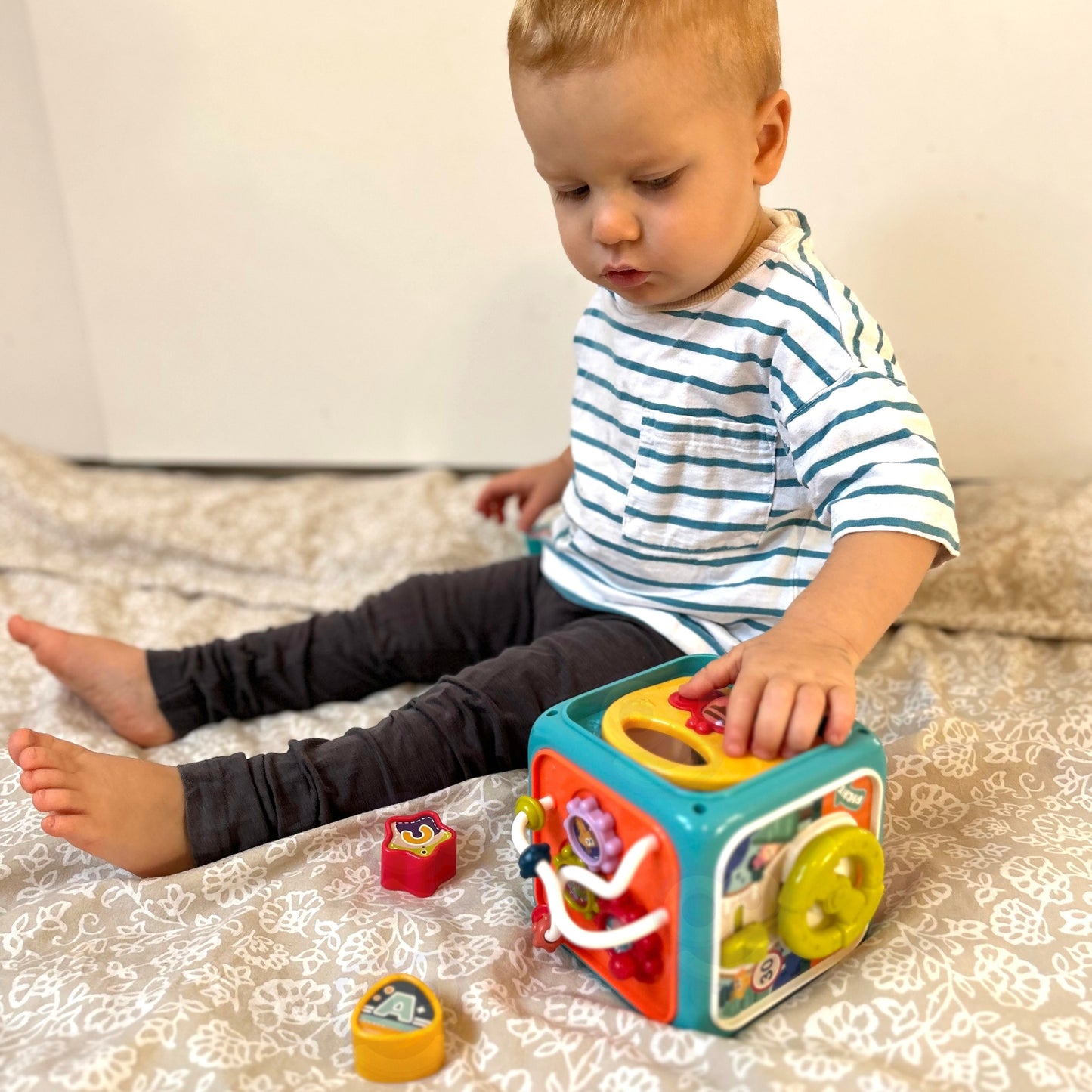 WOOPIE BABY Jutiminis Montessori Kubas Rūšiuoklis 6in1 Kūdikiams nuo 6 mėn