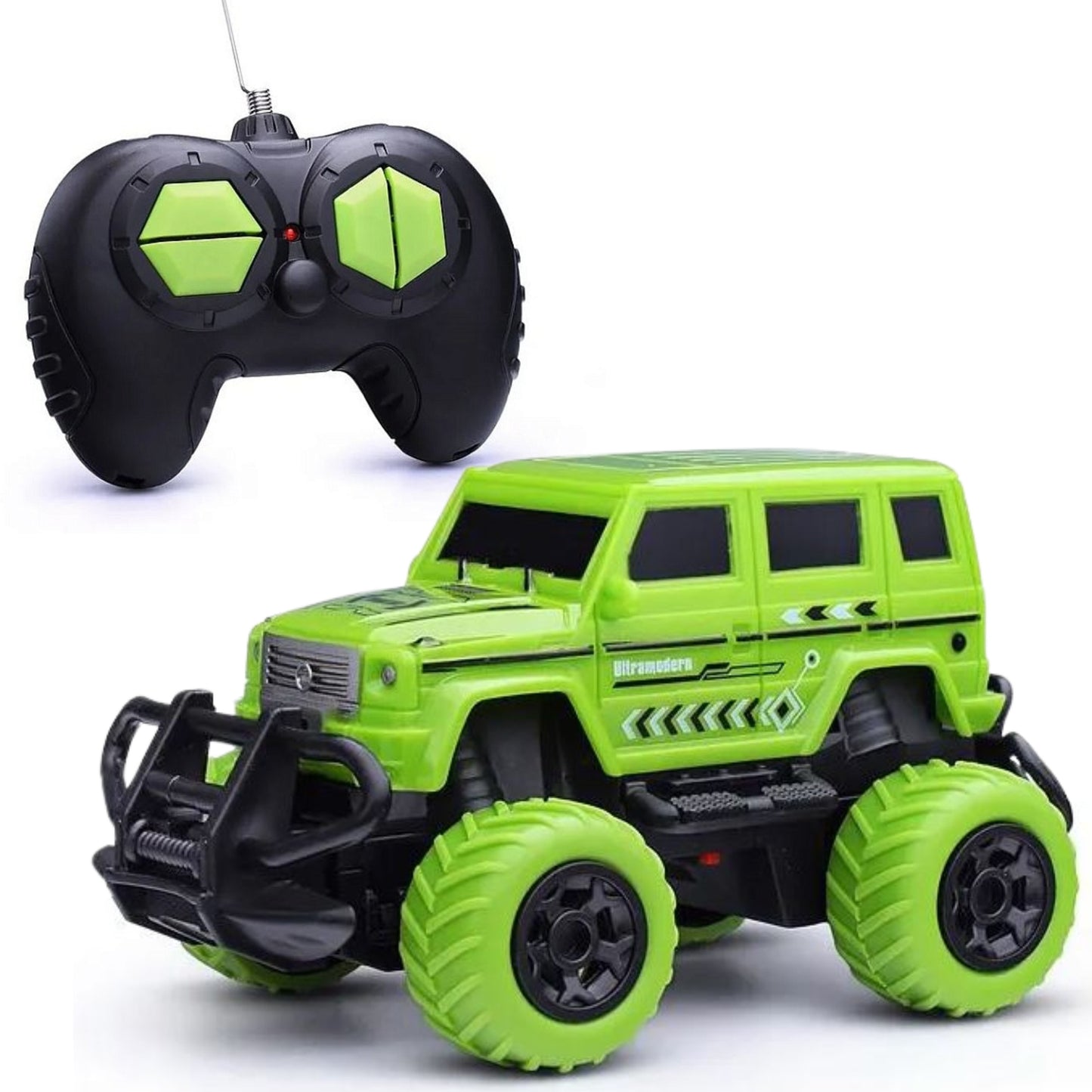 WOOPIE RC Jeep Tereninis Automobilis su LED Valdomas Pulteliu