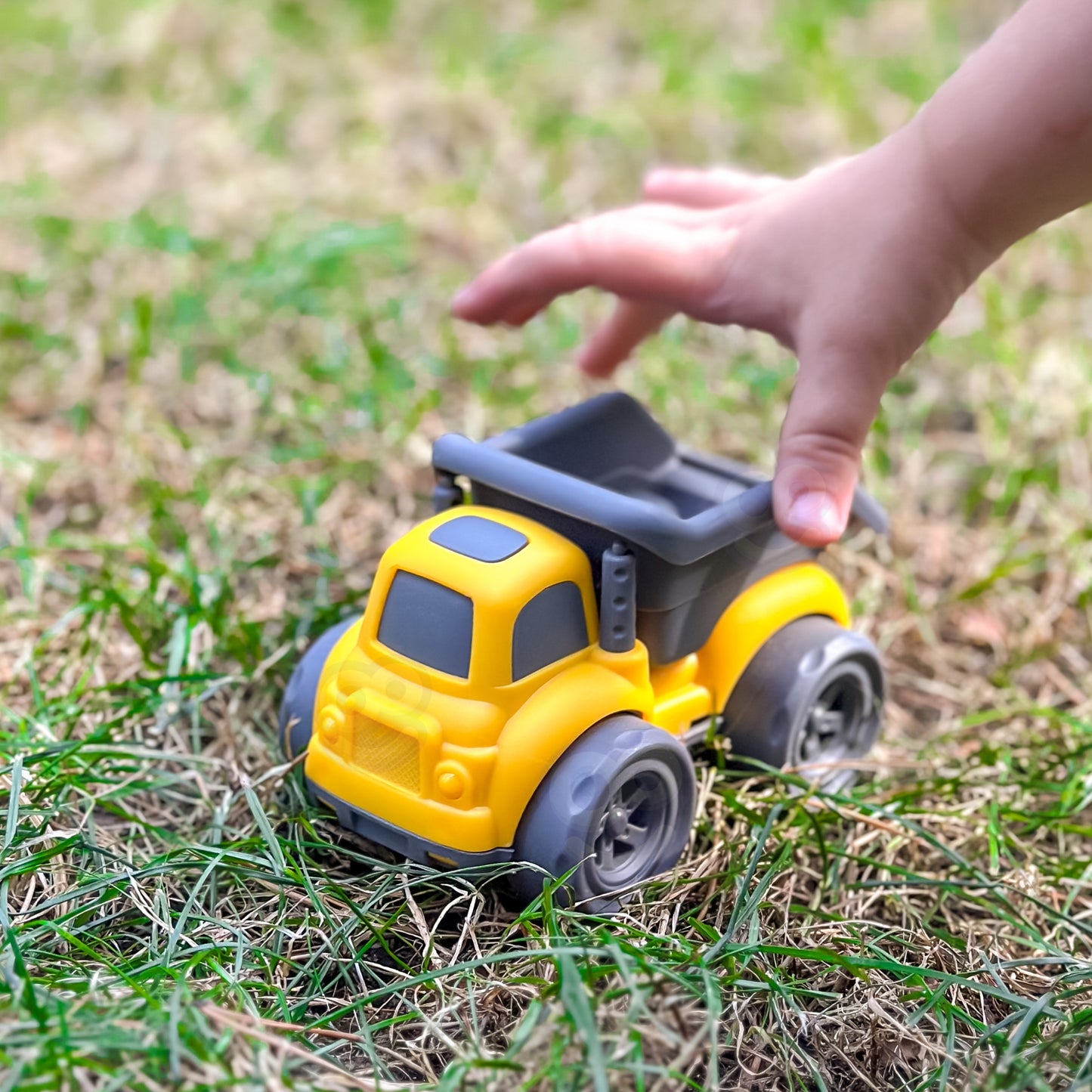 WOOPIE Rinkinys 3in1: Statybinės mašinėlės – šiukšliavežė, betono maišyklė ir savivartis – vaizdas 3