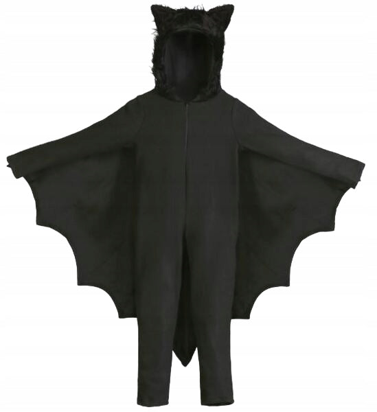 Šikšnosparnio helovino kostiumas 10-11 m – vaizdas 2