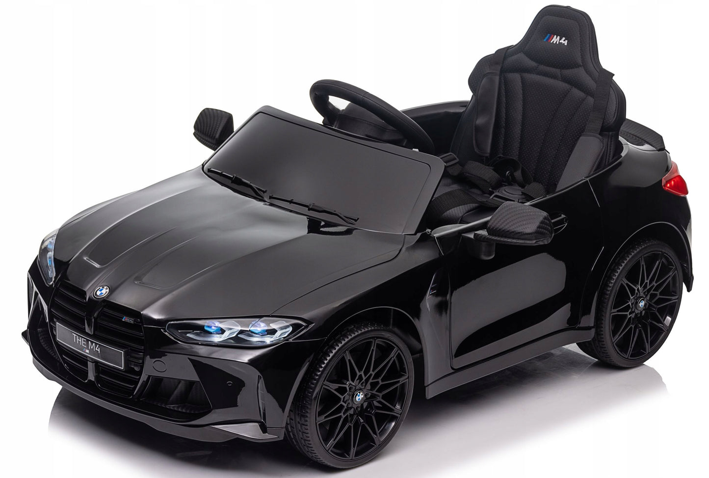 Akumuliatorinis automobilis BMW M4, odinė EVA sėdynė, 14Ah akumuliatorius – vaizdas 3