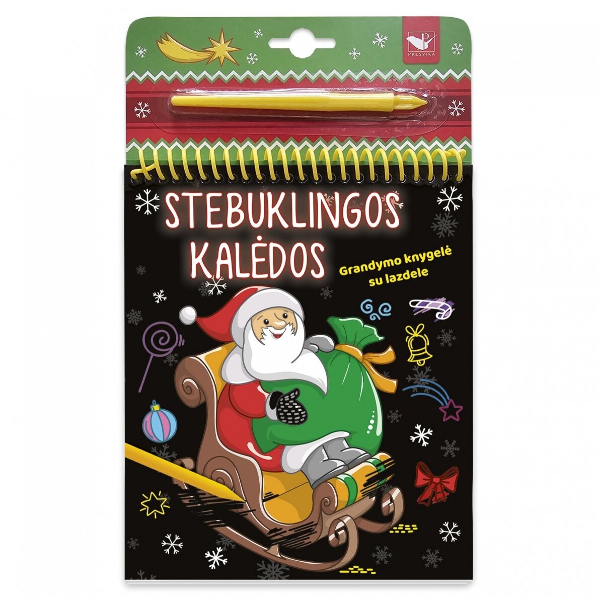 Grandymo knygelė su lazdele Stebuklingos Kalėdos – pagrindinis vaizdas