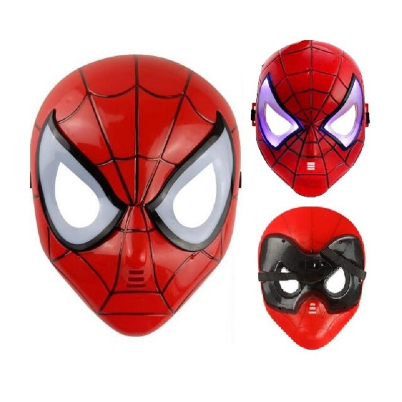 Spider-Man Kaukė su LED Šviesa Helovino Šventei – pagrindinis vaizdas