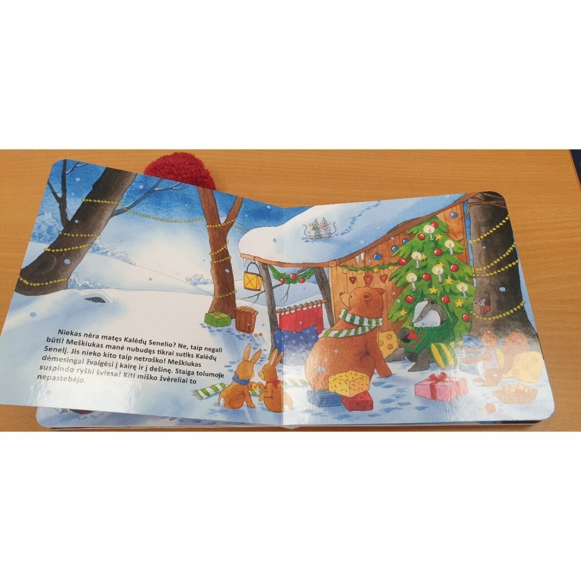 Meškiuko Kalėdos (su bumbulu), detalė – vaizdas 2