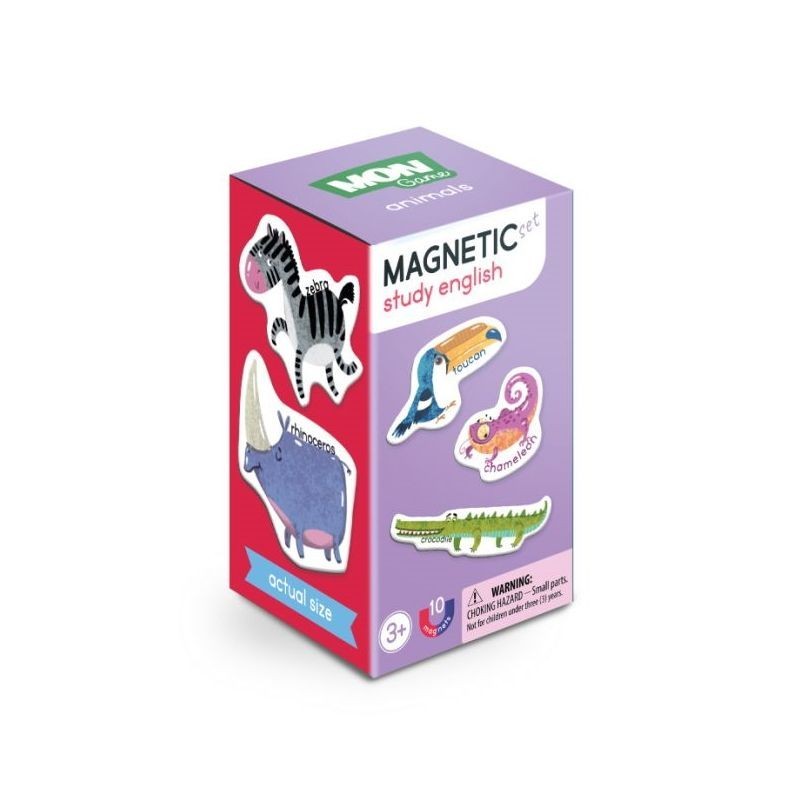 MON Magnetukų rinkinys Gyvūnai (10 el) – vaizdas 2