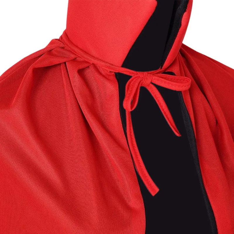 Dvipusis Apsiaustas Burtininkui Vampyrui Drakulai Helovino Kostiumui – vaizdas 6