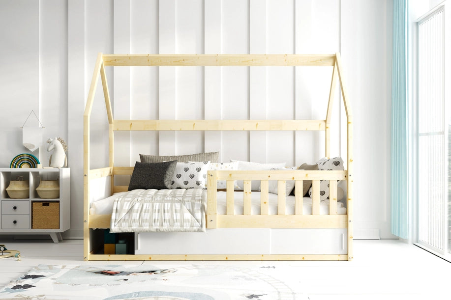 Vaikiška lova SMART 2 HOUSE, 160x80 cm – vaizdas 3