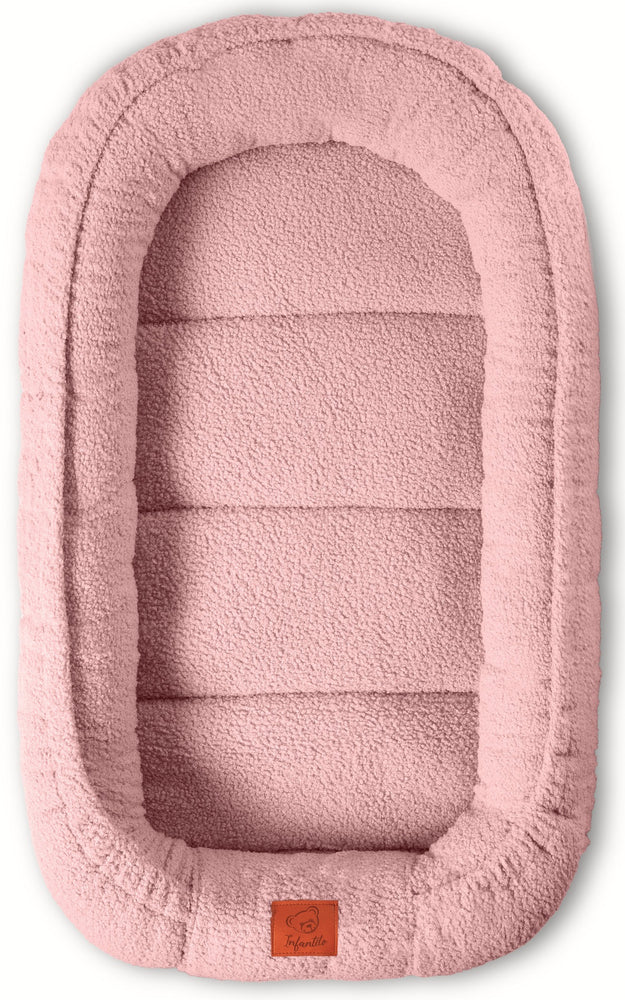 Kūdikių lizdelis Meškutis su pliušine pagalvėle – ypač švelnus ir jaukus