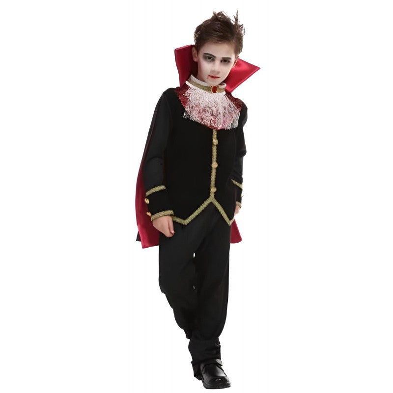 Drakulos Vampyro Helovino Kostiumas Vaikams – vaizdas 3