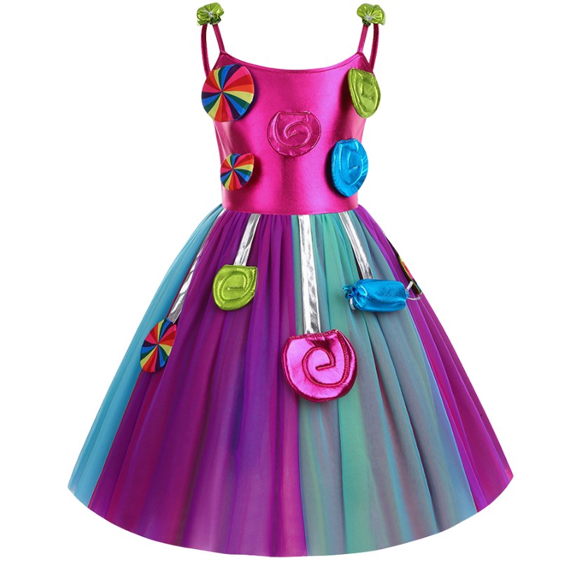 Vaivorykštės Fėjos Lollipop Suknelės Rinkinys – vaizdas 3