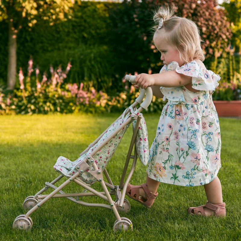 WOOPIE ROYAL lėlių vežimėlis „Vintage Rose“