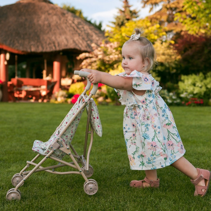 WOOPIE ROYAL lėlių vežimėlis „Vintage Rose“