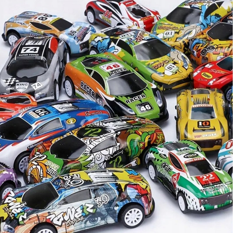 30 Mašinyčių rinkinys su dėže - vaizdas 4