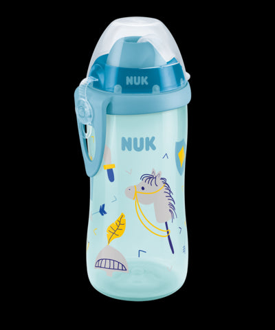 NUK 255410 300ml FLEXI gertuvė su šiaudeliais – pagrindinis vaizdas