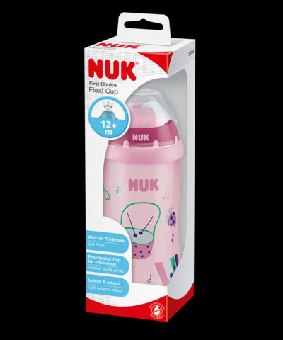 NUK 255410 300ml FLEXI gertuvė su šiaudeliais – vaizdas 6
