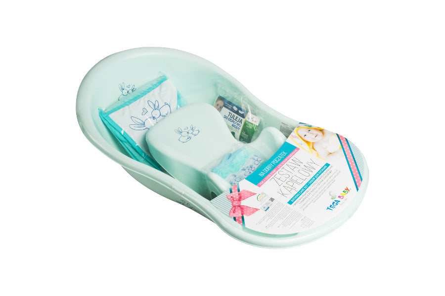 TEGA KR-086-105 Maudymosi ir priežiūros rinkinys 86 cm RABBITS žalias