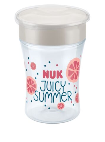 NUK 255593 Puodelis 230ml EVOLUTION MAGIC CUP FRUITS