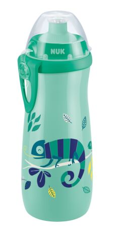 NUK 255577 SPORTINĖ gertuvė 450ml.24+ CHAMELEONAS