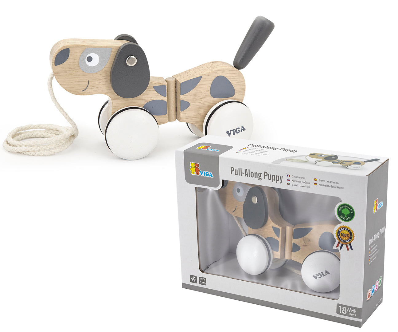 Viga 51614 Pilkas ir baltas vilkikas