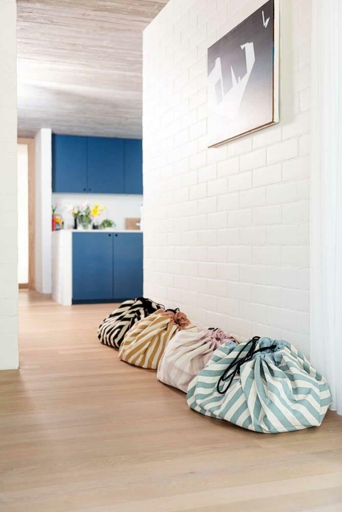 PLAY & GO Rožinis dryžuotas krepšys