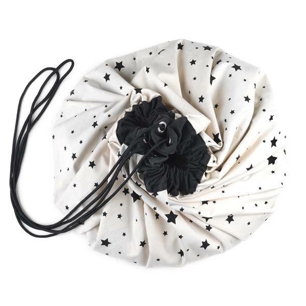 PLAY & GO Worek pasaulio žemėlapis / žvaigždės žaislų laikymo krepšys