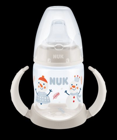 NUK 215293Z rinkinys FC buteliukas 150ml su rankenėlėmis SNOW - vaizdas 2