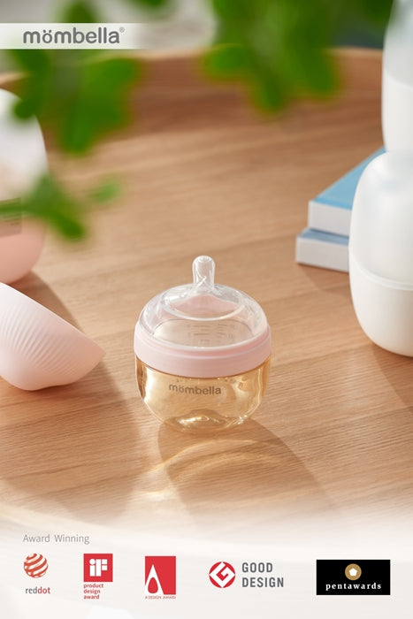 Mombella 8142 Buteliukas nuo pilvo dieglių Old Roze PPSU 120 ml – vaizdas 5