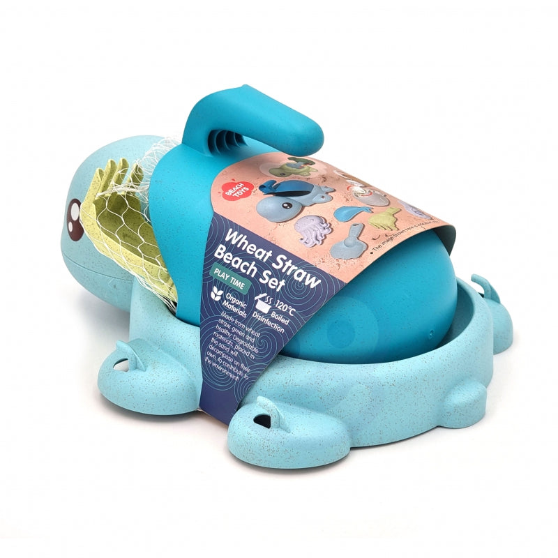 WOOPIE 43681 Mėlynojo vėžlio smėlio rinkinys 8 vnt.